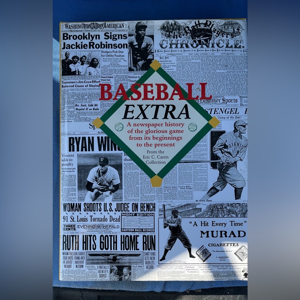 Baseball Extra Newspaper History Book